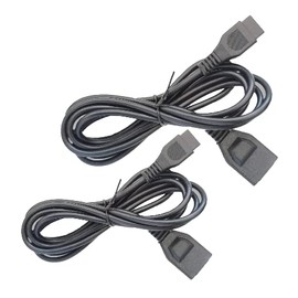 Retro Game Console Controller Extension Cable Compatible For Retro Game Systems, Sega Genesis, 6 Feet â 1.8m (Two Cables)