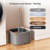 KZKR Spin Mop and Bucket Set with 6 Replaceable Microfiber