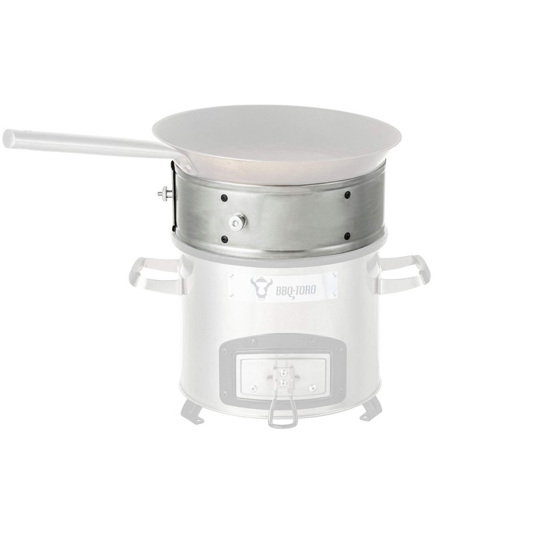 BBQ-Toro Stainless steel power ring for rocket stove, diameter 25-35