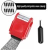 12 Pcs Address Blocker Stamp Ink, Data Defender Roller Stamp