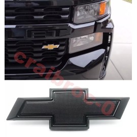 GM Front Small Gloss Black Bowtie for 2019-2023 Chevy Silverado 1500 2500HD 3500HD