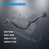 AUCERAMIC 667-309 Turbocharger Intercooler Hose Fit for 2016-2019 Chevy Cruze