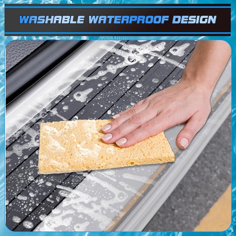 NHHEO Car Rear Bumper Cover Protector, Universal Anti-Scratch Cuttable Bumper