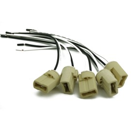 （pack of 5Pcs ）G9 Ceramic Bulbs Light Lamp Socket Base Holder Plug Adapter Wire Converter