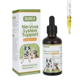 Suplemento para convulsiones y epilepsia, suplementos del sistema nervioso para perros y gatos, hierbas naturales ayudan a aliviar la ansiedad, actividad muscular involuntaria, contracciones y babeo