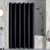 OVZME Extra Long Shower Curtain Set- 96 Inch Long Waffle
