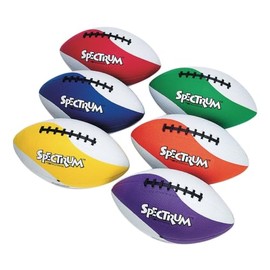 S&S Worldwide Spectrum Multi Color Football Youth Pk6