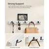 SONGMICS Coat Rack Wall Mount, Coat Hooks Wall Mounted, 5