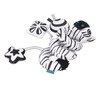 Baby Plush Animal Stroller Toys Black and White Spiral Activity