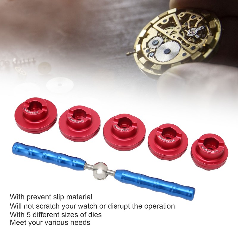 Watch Cover Opener Alloy Different Sizes Dies Watch Back Removal
