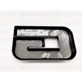 Auto Front Black White Emblem Overlay 2019-2024 GMC Sierra 1500 2500HD 3500HD