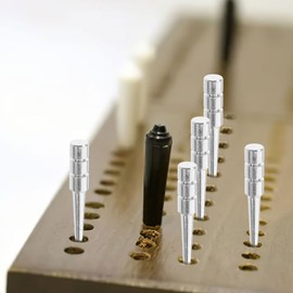 10pcs Metal Cribbage Board Pegs Portable Scoring Pegs Fit 1/8 Inch Holes, Silver, Ideal for Family Gatherings and Parties