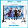 Large Winter Princess Banner, Happy Birthday Banner, Birthday Backdrop for