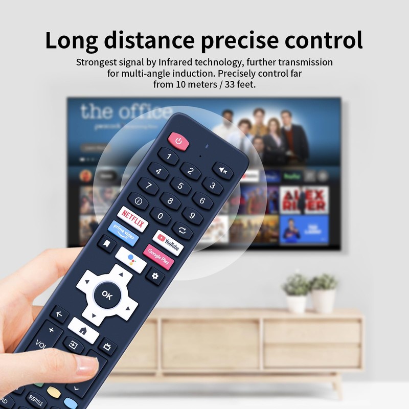Remote Control Replacement for EKO TV K43FSG11 K320HSG K58USG K400FSG