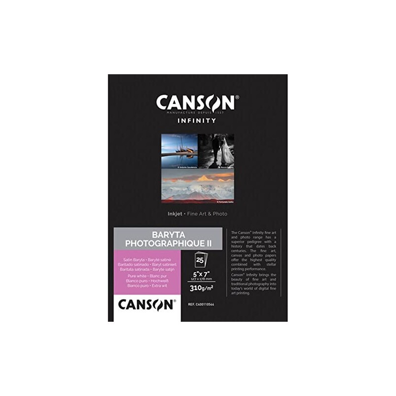 CANSON Infinity Baryta Photography II 310, C400110544, digital fine art