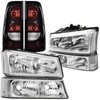 Headlight Assembly Tail Lights Combo Set For 2003 2004 2005