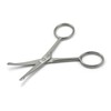 Probe Curved Safety Ball Nose Scissors 4" Pet Face Ear