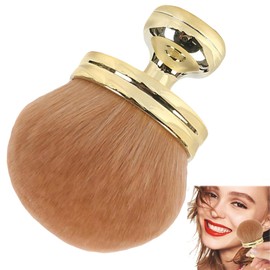 Extra Large Body Makeup Brush, Tanning Brush for Body, Soft Comfortable Bronzer Suncreen Applicator, Portable Self Tan Brush for Body & Leg Makeup (Gold)