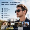 SENBONO M89-S Smart Translation Glasses with Gradient Lenses HD Camera