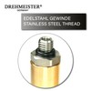 Bajonett Tankadapter M10 (10 mm x 1,5 mm), Messing mit