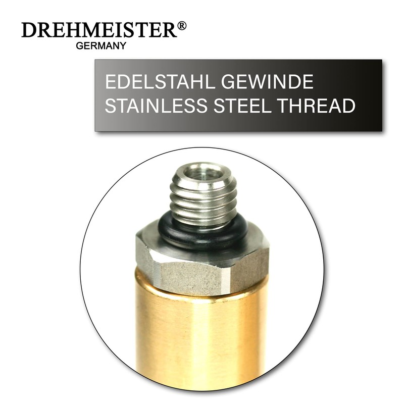 Bajonett Tankadapter M10 (10 mm x 1,5 mm), Messing mit