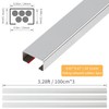 Stainless Steel Management Raceway of Cables, 3-Pack 39.37in Metal Cable