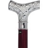Royal RC Canes Super Strong Silver Scrollwork Derby Walking Cane