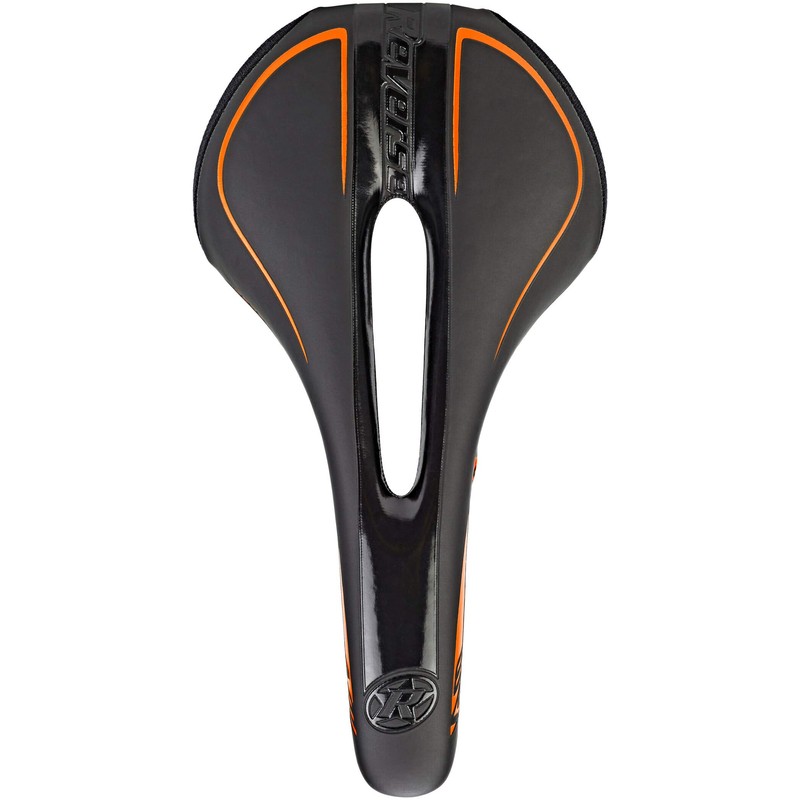 Reverse AM Ergo MTB Fahrrad Sattel schwarz/Fox orange