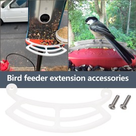 YINETTECH Smart Bird Feeder Landing Front Perch with Screws Compatible with Bird Buddy Wider Extension Perch to DIY Add-ons Accessories