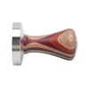 Colorful Wood Coffee Flat Tamper Stainless Steel Base Powder Hammer