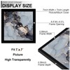 Fxojyvo 7x7 Frame, Black Picture Frame for 7 x 7