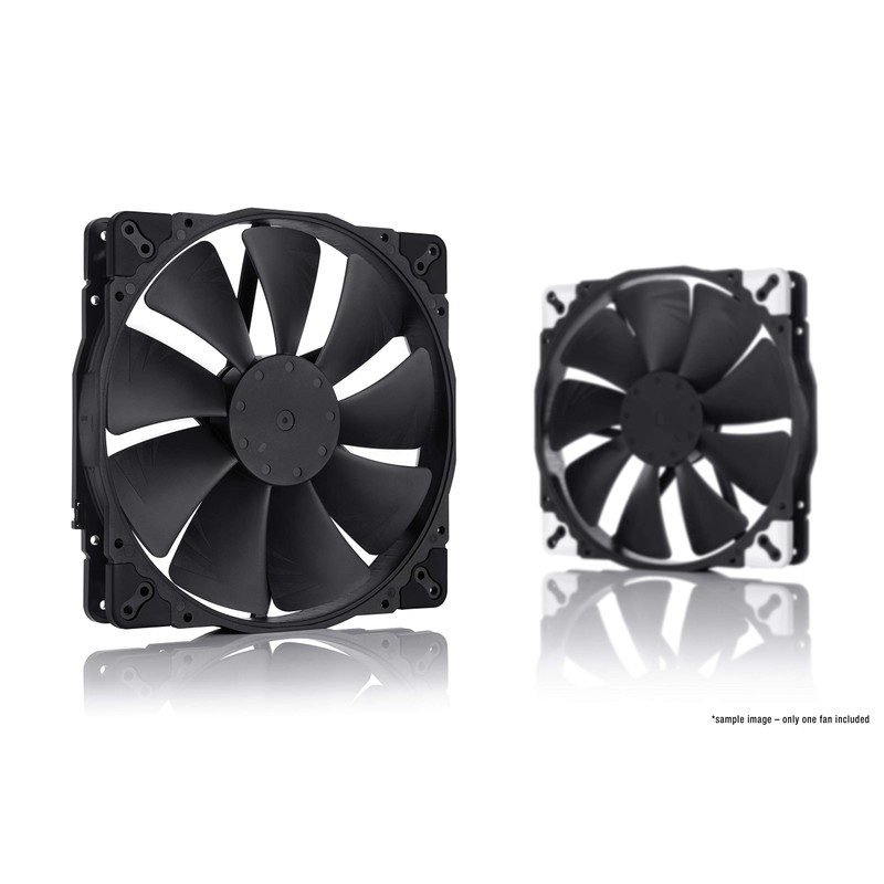 Noctua NF-A20 PWM chromax.black.swap, Ventilador Silencioso, 4 Pines (200x30 mm,