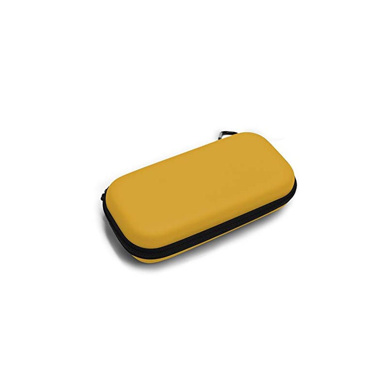 (Switch Lite用)セミハードポーチ(イエロー) - Switch Lite