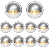 FVTLED 10 Pack Waterproof LED Deck Light Kit Outdoor Step