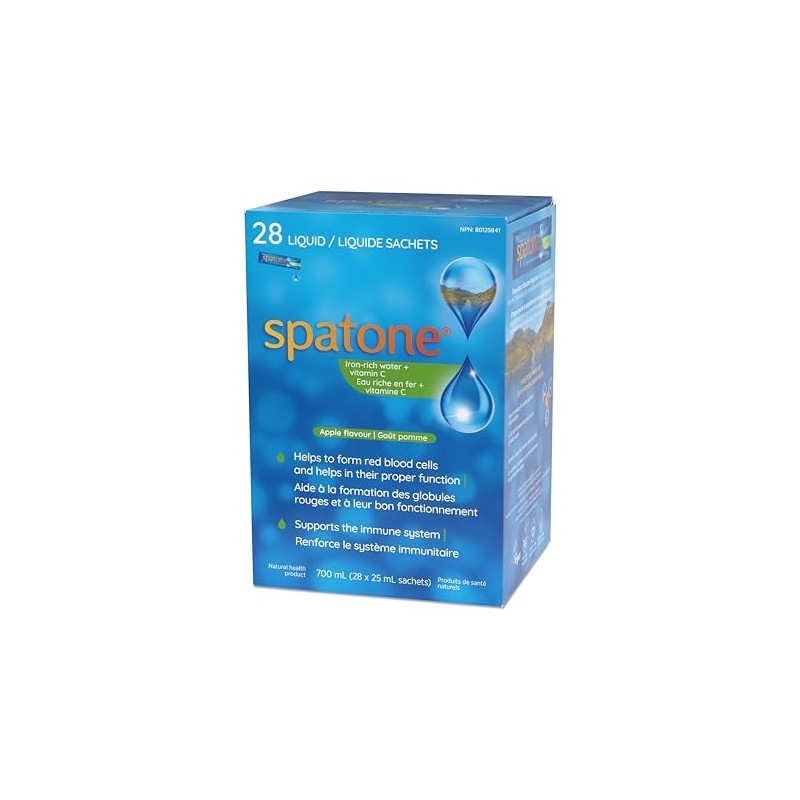 Spatone Spatone 100% Natural Liquid Iron Supplement, Apple Flavour, Vegan,