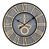 Bulova Timepiece Gear Wall Clock C4347 | 20" Ash Veneer