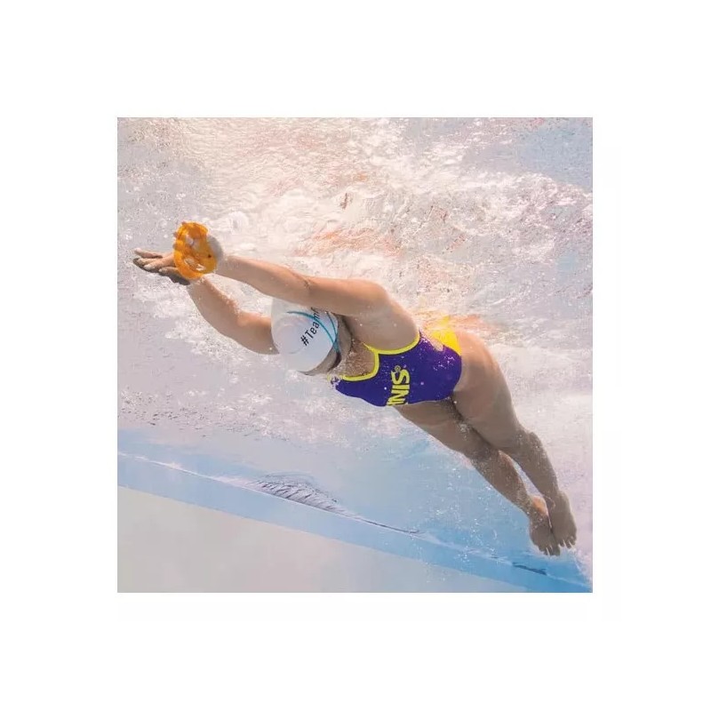 Finis Paddle Natación Finis Strapless Isolation Amarillo 1.05.033