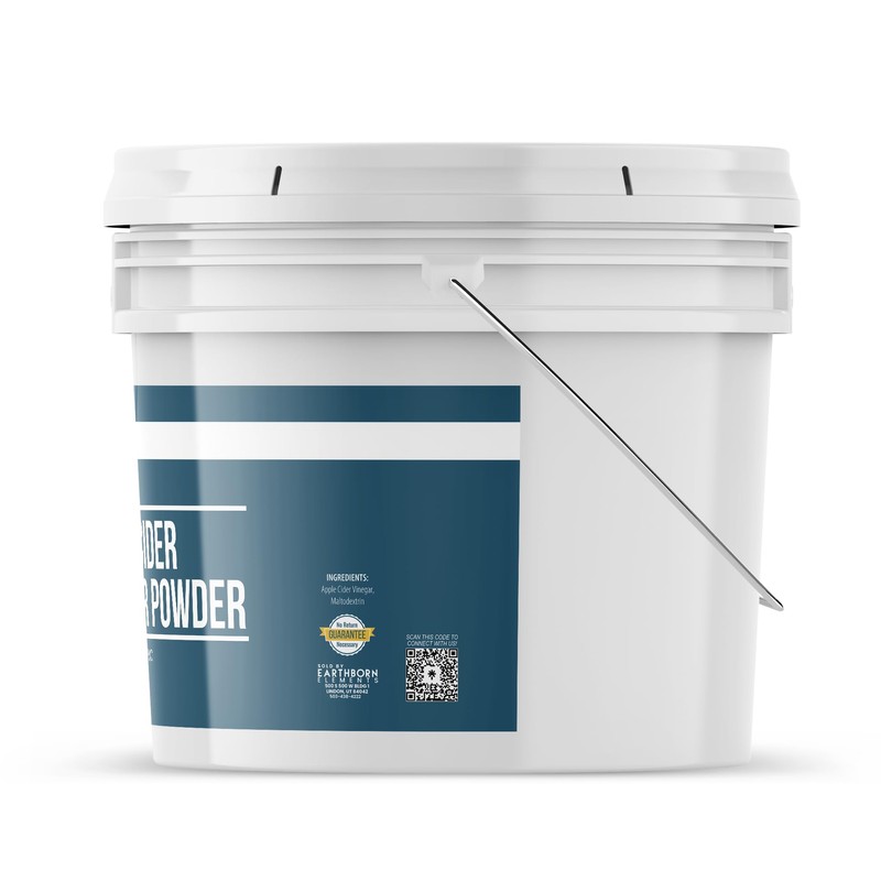 Earthborn Elements Apple Cider Vinegar Powder, 1 Gallon Bucket, Cooking