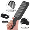 6 Pack Heat Resistant Hair Cutting Combs, 9 Inch Flat