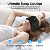 LOVE EYE Sleeping Mask, Side Sleeper, Sleeping Mask with Headphones,