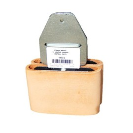 Blevins 3" Genuine Leather wrapped Buckles