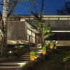 chislim Solar Lights Outdoor Decorative,Creative Cactus Pineapple Stake Waterproof Landscape