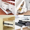 homdiy 10 Pairs Soft Close Drawer Slides 16 Inch -