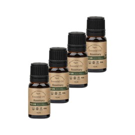 percent Pures commercial use glow care large-capacity body oil rosemary essential 10ml 4 packs / 퓨어스 몸에바르는 업소용 윤기케어 대용량 바디오일 로즈마리 에센셜 10ml 4개