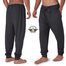 Dockers Mens Jogger Pajama Pants, Lightweight Lounge Casual Sleep Pants for Men