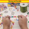 Cordón de nailon satinado de 2 mm para hacer joyas,