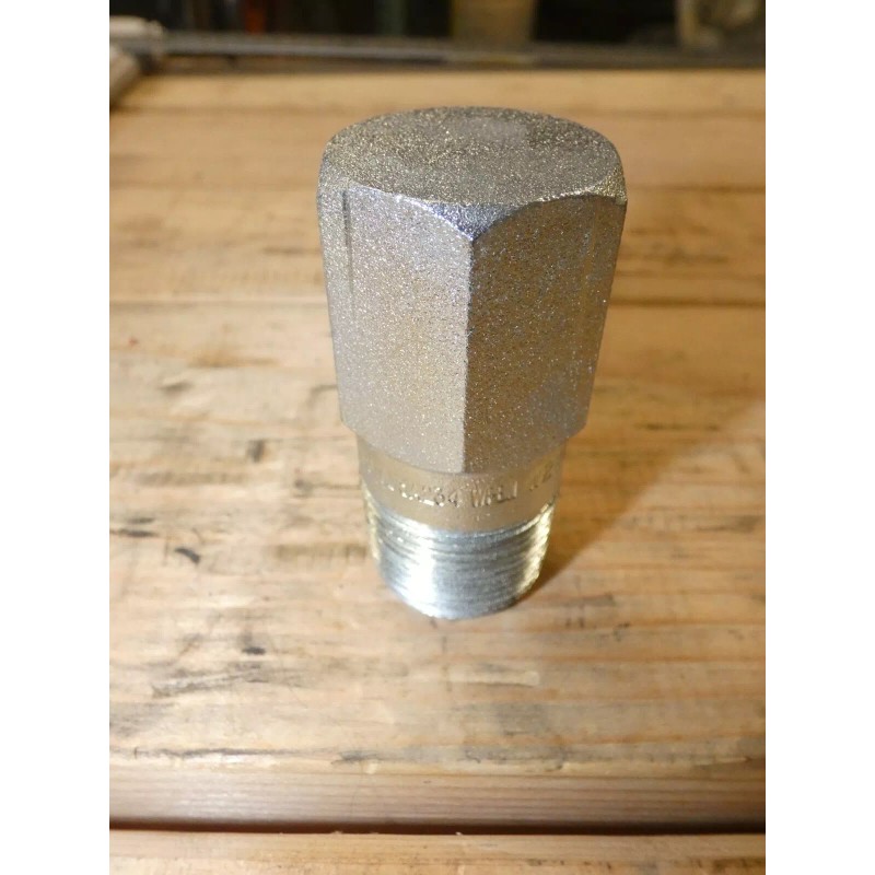 Unbranded Hex Head Bull Plug: Carbon Steel, 1 in Pipe