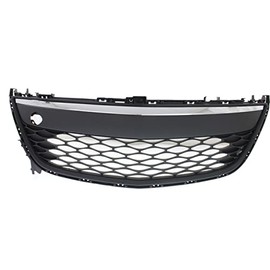 FITRITE AUTO PARTS New Front Bumper Grille For 2010-2012 Mazda CX7, Without Fog Light, Chrome and Black, Made Of Plastic MA1036121 EH44501T0H