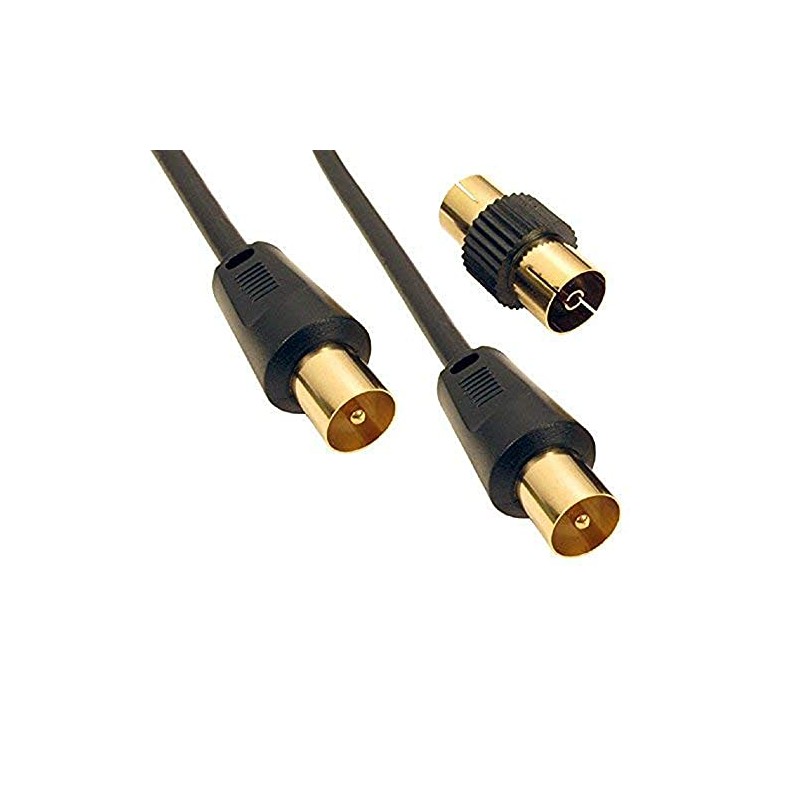 SSL Satellites 5 Meter 3C-2V Black Cable TV Aerial Lead