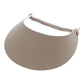 Otto Caps Fabric Foam Sun String Visor, Khaki